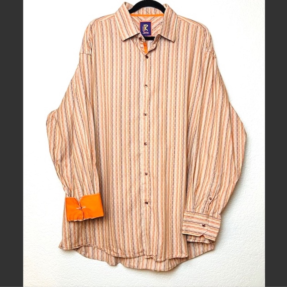 ROBERT LEWIS Downtown Men's Button Down Shirt XXXL